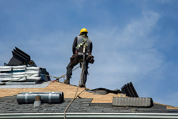 Professional Emergency Roof Repair technician working in Franklin, NH